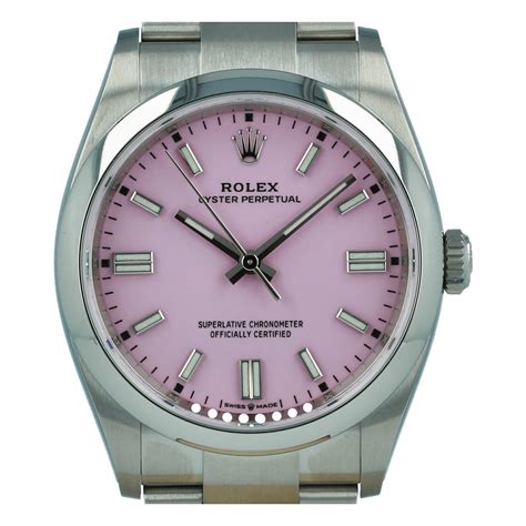 rolex pink candy|Rolex candy pink dial 36mm.